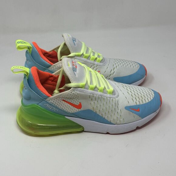 Nike Shoes - Nike Air Max 270 GS Shoes Sneakers Womens 8.5 Blue Barely Volt CJ9940-400
